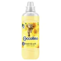 Coccolino Pyn do pukania tkanin Happy Yellow Fresh & Soft (39 puka) 975 ml