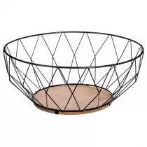 5five Simply Smart Metalowy kosz na owoce Diamond 28 cm