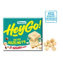 Torras Czekolada bia�a z orzechami laskowymi i sol� morsk� bezglutenowa 60 g