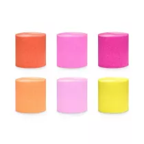 PartyDeco Krepa MIX 5cm, 6 x 10m