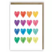 Cardie Kartka okoliczno�ciowa. Serduszka. Eko koperta K032