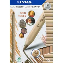 Fila Kredki Gigants Skin Tones 12 kolor�w LYRA