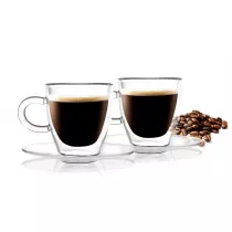 Vialli Design Zestaw filianek do espresso z podwjn ciank Amo 23055 2 x 50 ml
