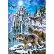 Puzzle 1500 el. Wilki i zamek Castorland