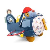 Lilliputiens Przytulanka aktywizujca wielofunkcyjna Samolot Piesek Jules 9 m+