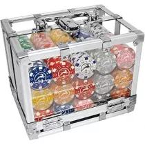 Zestaw etonw pokerowych 600 sztuk w pudeku, 14 g Modiano