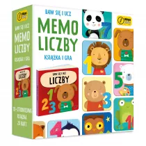 Baw si i ucz. Memo Liczby. Gra i ksika Wilga Play