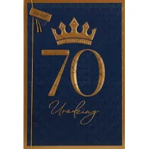 Karnet okazjonalny B6 z kopert� 70 Urodziny PAN DRAGON HM200-3039