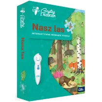 Czytaj z Albikiem. Nasz las. Interaktywne mwice puzzle 100 el.