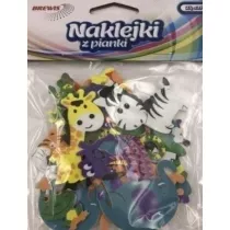 Brewis Naklejki z pianki dungla 24 szt.