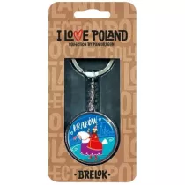Pan Dragon Brelok I love Poland Krakw ILP-BRE-A-KRA-08