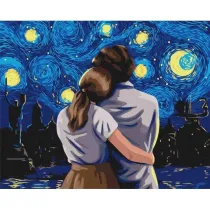 Twoje Hobby Malowanie po numerach - Wiecz�r pod gwiazd. 40x50cm