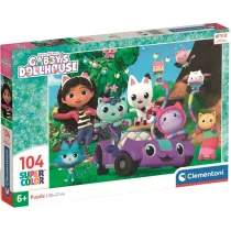 Puzzle 104 el. SuperColor. Gabby's Dollhouse Clementoni