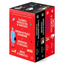 Pakiet Jej Kr�lewska Mo�� prowadzi �ledztwo. Tomy 1-4: Tajemnica morderstwa w Windsorze, Zbrodnia w pa�acu Buckingham, Morderstwo po kr�lewsku, �mier� w diamentach
