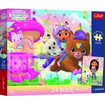 Puzzle 24 elementy Maxi Gabby na Ratunek TREFL 14389 TR