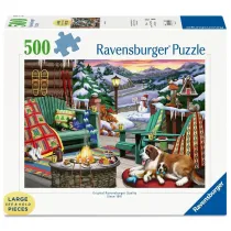 Puzzle 2D 500 el. Zimowy klimat Ravensburger