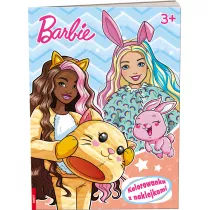 BARBIE KOLOROWANKA Z NAKLEJKAMI
