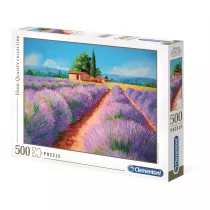 Puzzle 500 el. High Quality Collection. Zapach lawendy Clementoni