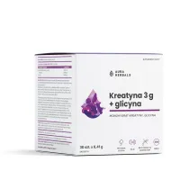 Aura Herbals Kreatyna 3 g, monohydrat + glicyna Suplement diety 30 sasz.