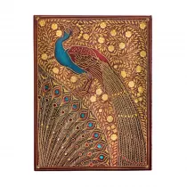 Sangorski & Sutcliffe Notatnik linia Hafiz`s Peacocks ultra