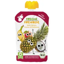 Erdbar Mus dla dzieci jab�ko, banan, ananas, kokos od 6. miesi�ca 100 g Bio