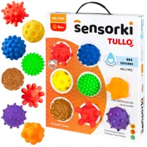 Sensorki Tullo Pi�ki sensoryczne 8 szt. bez dziurki
