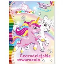 Czarodziejskie stworzenia. Moje Jednoroce. Pokoloruj wiat