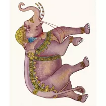 Museums & Galleries Karnet z kopert� Royal elephant 17x14 cm