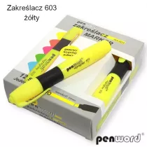 Penword Zakre�lacz ��ty 12 szt.
