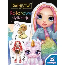 Kolorowe stylizacje. Rainbow High