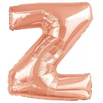 Amscan Balon foliowy litera Z r�owe z�oto 60x86cm