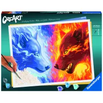 Malowanie po numerach CreArt - Wilki Ravensburger