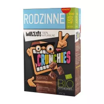 Milzu! Rodzinne crunchies Patki niadaniowe ytnio-owsiane kakao 450 g Bio