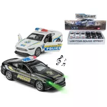 Policja ze �wiat�em i d�wi�kiem metalowa Trifox