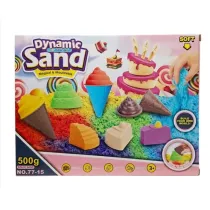Piasek kinetyczny z foremkami 500g Swede