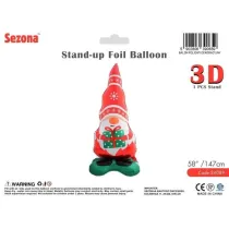 Balon Bo�e Narodzenie Krasnal �wi�teczny 147cm