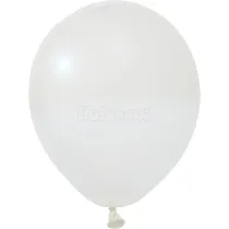 GoParty Balony lateksowe Metallic bia�e 25cm