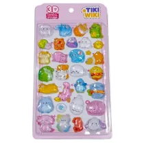 Kiddisvit Naklejki 3D Crystal Zwierz�tka