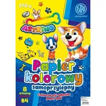 Astra Zeszyt papier�w kolorowych samoprzylepnyh (10 szt)