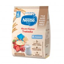 Nestle Kaszka mleczno-ryżowa truskawka dla niemowląt po 6 miesiącu 230 g