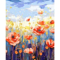 Koh-I-Noor Malowanie po numerach - Maki 40x50cm
