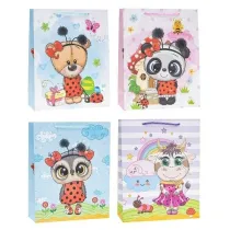Torebka ozdobna 26x32x10cm mix ROZETTE