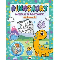 Magnesy do kolorowania Dinozaury