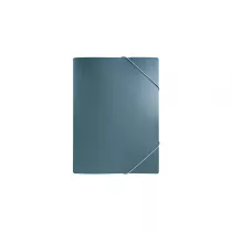 Teczka z gumk A4 PP grafit morandi