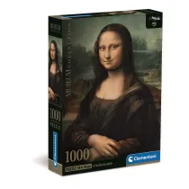 Puzzle 1000 el. Compact Museum Leonardo - Gioconda Clementoni