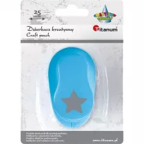 Titanum Dziurkacz z motywem Gwiazda 25mm