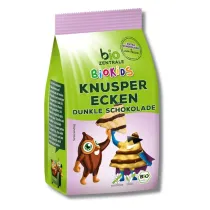 Bio-Zentrale Chrupki kukurydziane piramidki z gorzk czekolad dla dzieci 60 g Bio