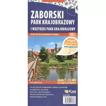 Mapa turyst. - Zaborski Park Krajobrazowy 1:25 000