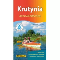 Krutynia. Mapa kajakowa  w skali 1:50 000 (wersja niemiecka)