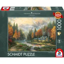 Puzzle 1000 Thomas Kinkade Jesienny wiecz�r Schmidt